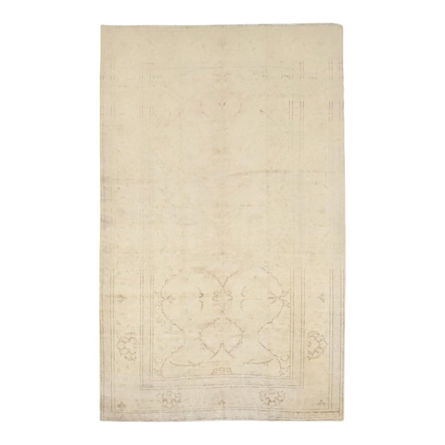 Early 20th Century Zabihi Collection Turkish Mercerized Cotton Rug - 6'7" x 9'11" For Sale
