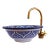 Introducing our Blue Antique Ceramic Sink Bowl, a masterpiece crafted with precision and care by our talented Moroccan...