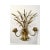 Gold Florentine Wrought Iron Ears Wall Lamp by Simoeng For Sale - Image 10 of 11