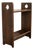 Lakeside Craft Shops Antique Mission Oak Arts & Crafts Cutout Book Trough or Magazine Stand, Newly Refinished For Sale