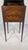 Wood Antique Georgian Bedside Table in Mahogany with Marquetry For Sale - Image 7 of 18