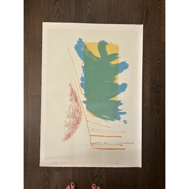 "Micmac II" Artist: Dan Christensen Year:1979 Original silkscreen print signed by artist and labeled "AP" (artist proof)...