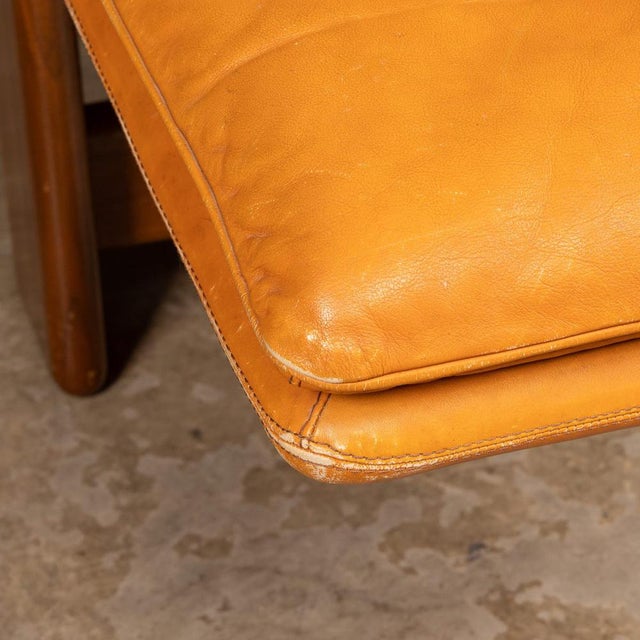 Italian Leather Periplo Chaise Longue by Tarcisio Colzani for Mobil Girgi, 1970s For Sale - Image 16 of 18