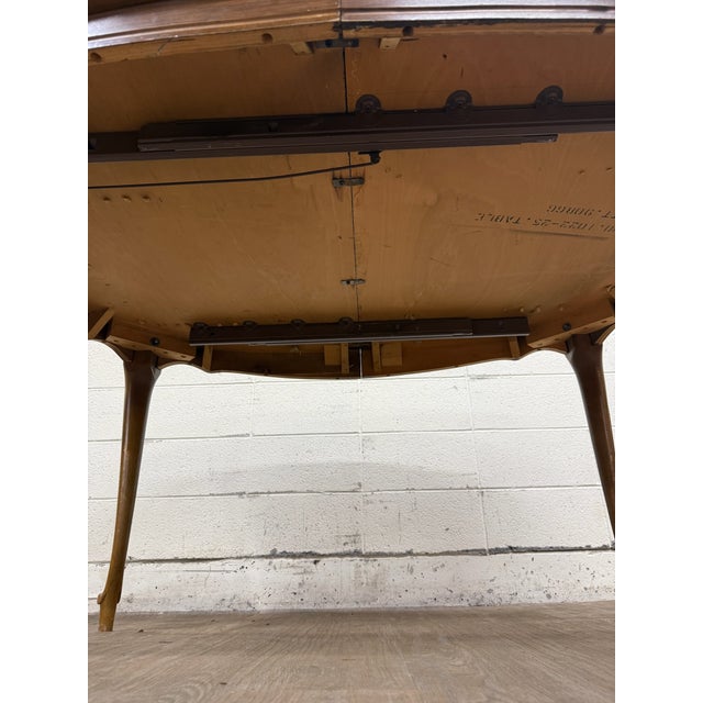 Vintage French Provincial Style Dining Table With Extension Two Leaves For Sale - Image 12 of 16