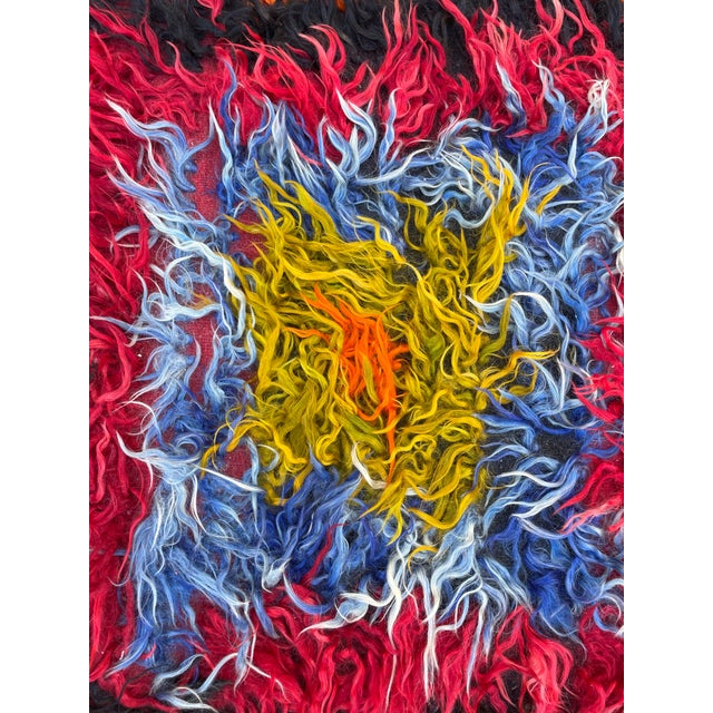 Colorful Turkish Angora Runner For Sale - Image 10 of 12