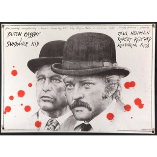 Polish "Butch Cassidy & the Sundance Kid" Poster For Sale