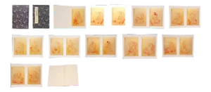 Early 20th Century Chinese Painting Album, Eighteen Luohans