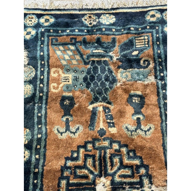 Antique Chinese Rug, 1890s For Sale - Image 13 of 18