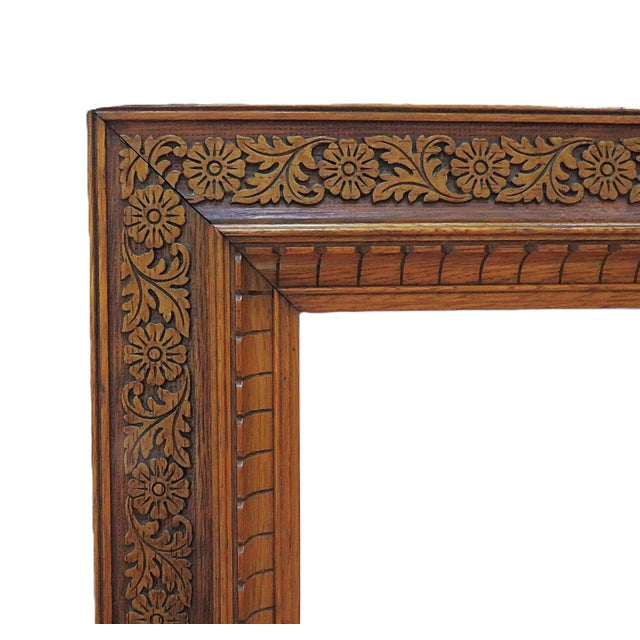 FREE SHIPPING ANYWHERE IN THE CONTINENTAL US! This is a fine set of antique picture frames from the 1880s Aesthetic...