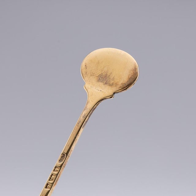 Brown 20th Century Silver Cased Cocktail Picks Horse Racing, 1960s, Set of 6 For Sale - Image 8 of 11