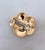 Metal Vintage 1980s Signed Courreges Paris Goldtone & Rhodium Plated Rhinestone Brooch For Sale - Image 7 of 7