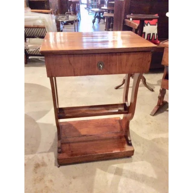 Wood Late 1800's French Lift Top Vanity Table For Sale - Image 7 of 7