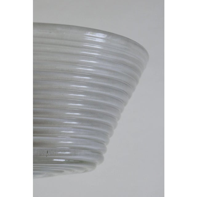 Italian Art Deco Murano Glass Pendant Lamp from Barovier Toso, 1940s For Sale - Image 6 of 17