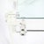 This pair of mid-century modernist rectilinear Lucite and glass side or end tables captures that clean, weightless 1970s...