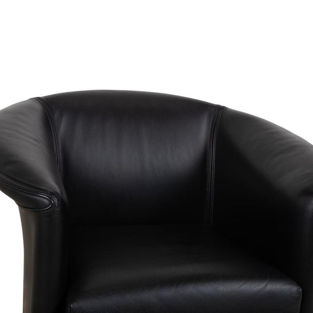 Aura Leather Chair by Paolo Piva for Wittmann For Sale - Image 5 of 13