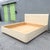 Postmodern Cream Lacquer Laminate King Size Bed Frame For Sale In West Palm - Image 6 of 9
