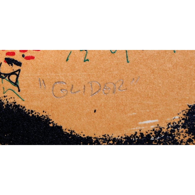 Glider, Benny Andrews Lithograph For Sale - Image 4 of 5