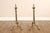 Late 20th Century Federal Style Pair Of Brass Andirons For Sale - Image 5 of 18