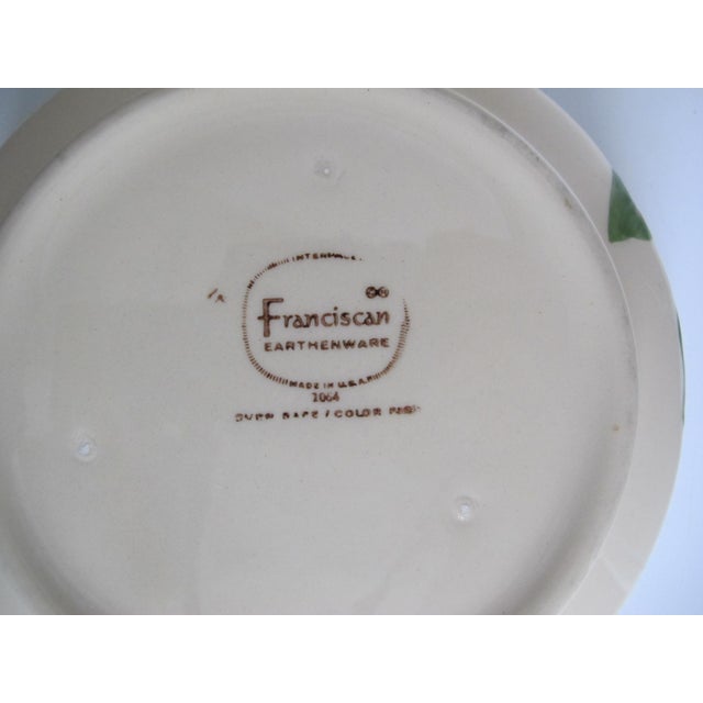 1960s 1960's Franciscan Apple Pattern Serving Bowl For Sale - Image 5 of 5