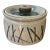 Vintage American Studio Earthenware Lidded Vessel, 1989 For Sale
