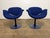 A sculptural and highly recognizable pair of “Little Tulip” swivel lounge chairs designed by Pierre Paulin for Artifort,...