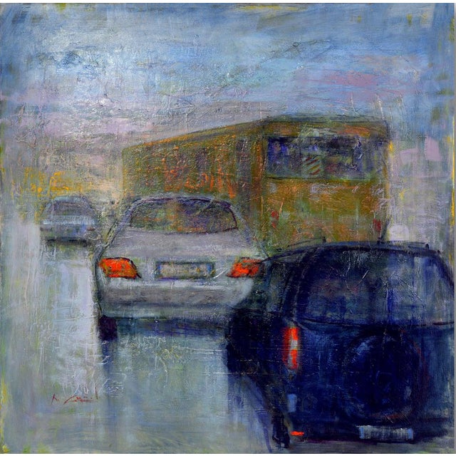 Renato Criscuolo, Neapolis Urban Landscape, Oil on Canvas, 2008 For Sale - Image 6 of 6