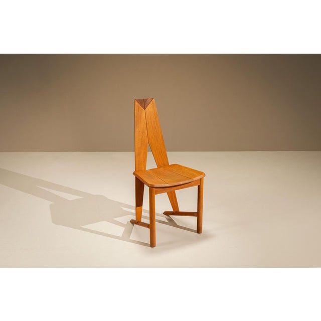 Vintage Model FCH 1A Dining Chairs by Søren Nissen & Ebbe Gehl for Seltz, France, 1980s, Set of 4 For Sale - Image 11 of 14