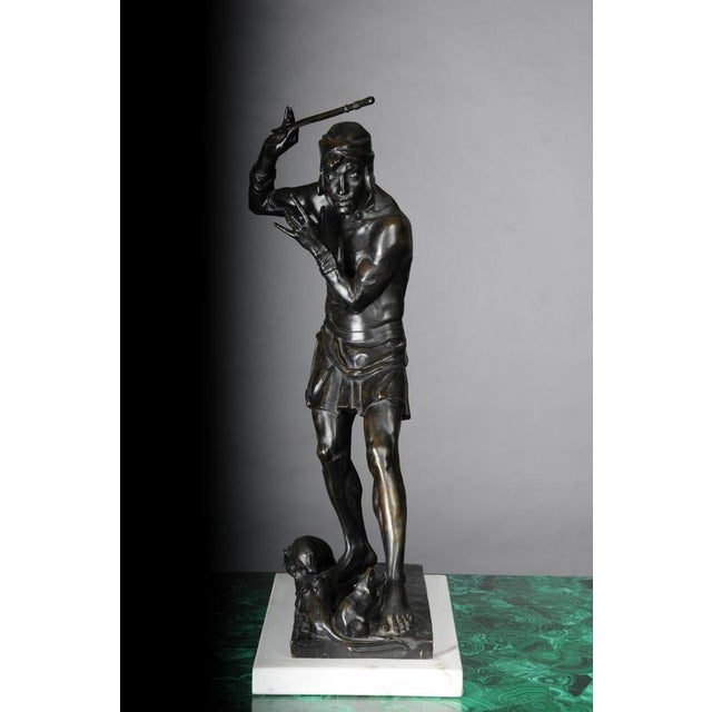 Antique Bronze Sculpture by G. Hengstenberg, 1900 For Sale - Image 11 of 18