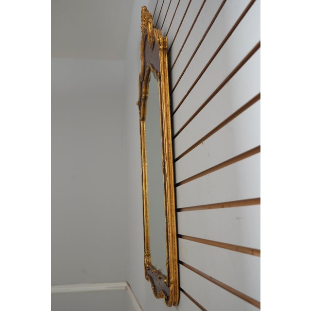 Age: Approx. 30 Years Old Details: Hand Painted Details Gilt Gold Accents Gold 9D Finish Beveled Glass Fine Carved Details...