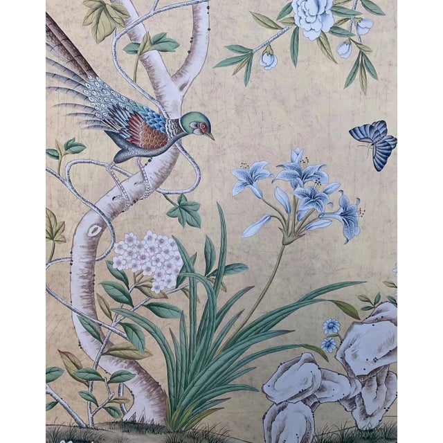 Not Yet Made - Made To Order 36"*72", Pair of Chinoiserie Wall Panel Artwork For Sale - Image 5 of 9