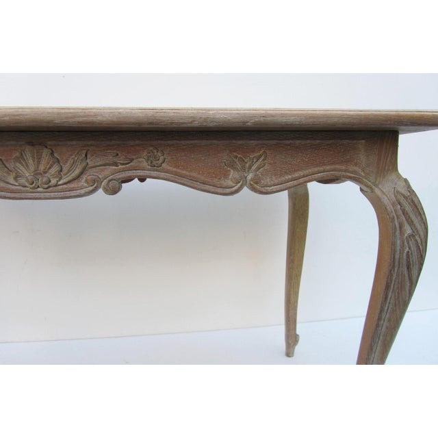 Boho Chic Vintage Coffee Table in Oak and Mosaic with Inlay Artwork, 1970s For Sale - Image 3 of 13