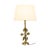Art Nouveau Style Floral Table Lamp in Brass, 1950s For Sale - Image 16 of 16