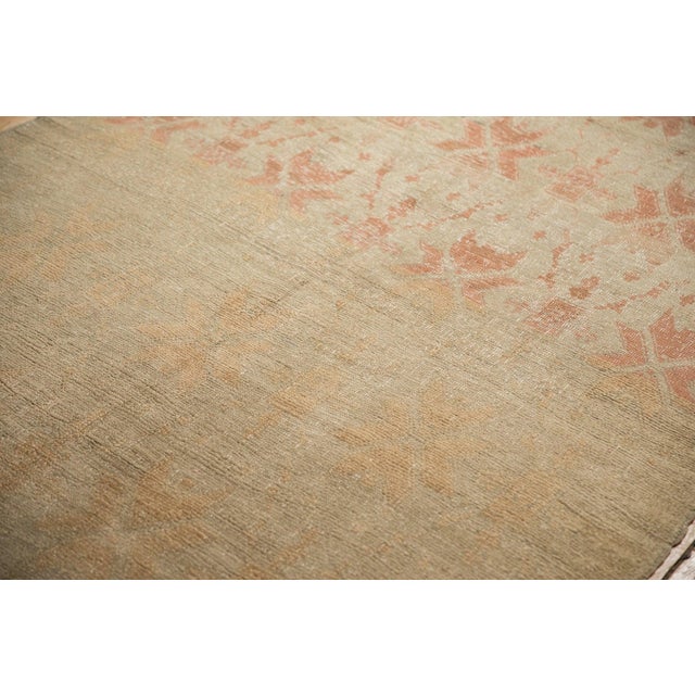 Textile Vintage Distressed Oushak Carpet - 5' x 8'1" For Sale - Image 7 of 10