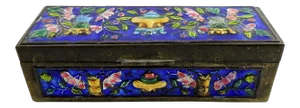 Small Vintage Chinese Enamel Box