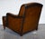 Set of Cigar Hand Dyed Leather Chairs For Sale - Image 15 of 18