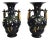 Majolica Beans Vases, circa 1880 - a Pair For Sale