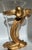 Vintage Dorothy Draper Style Gold Gilt Trompe L’Oleil Vase For Sale - Image 11 of 12