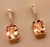 Natural Morganite Diamond Earrings 14k Gold 9.93 TCW Certified For Sale - Image 18 of 18