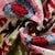 Textile Hand-Knotted Silk Velvet Ikat Pillow - 16x16 Midnight & Copper Star For Sale - Image 7 of 8