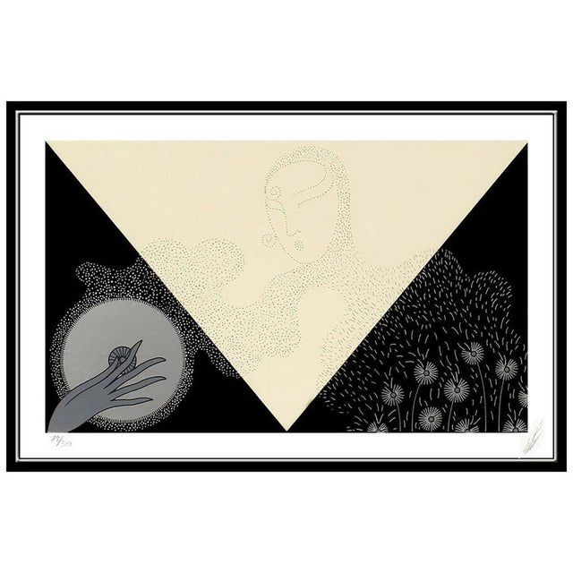 Message us to inquire about custom framing options! (Included for free with every purchase) Erte Authentic Color Serigraph...
