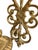 Vintage Solid Brass Baroque Wall Sconces Pair -W/ Detachable Holders Heavyweight Made in India For Sale - Image 10 of 12