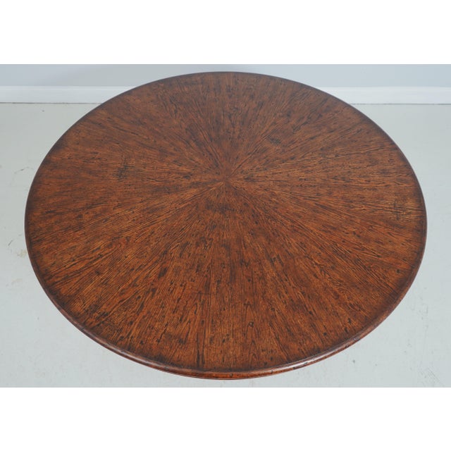 William IV Theodore Alexander Althorp Collection Round Oak Dining Table For Sale - Image 3 of 14