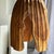 Wood Large Pendant Light in Natural Organic Tubular Teak, 1980s For Sale - Image 7 of 11