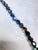 Luxury Jet‑Black Ab Czech Glass Necklace W 14k Ball Clasp • Mid‑Century European For Sale - Image 9 of 13