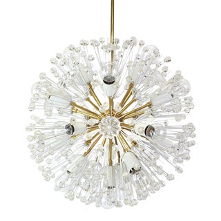 Starburst Brass Chandelier by Emil Stejnar, Austria, 1960s From Rupert Nikoll For Sale