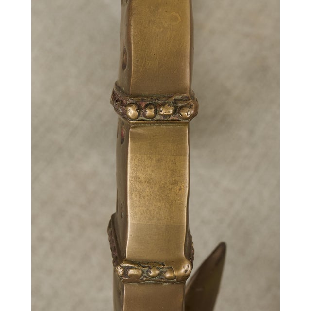 Brass Brass Ibex Rams Head Cocktail Table After Alain Chervet For Sale - Image 8 of 17