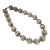 Vintage Sterling Silver Ball Bead Necklace For Sale