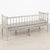 19th Century Swedish Gustavian Original Blue Gray Painted Pine Bench For Sale - Image 18 of 18