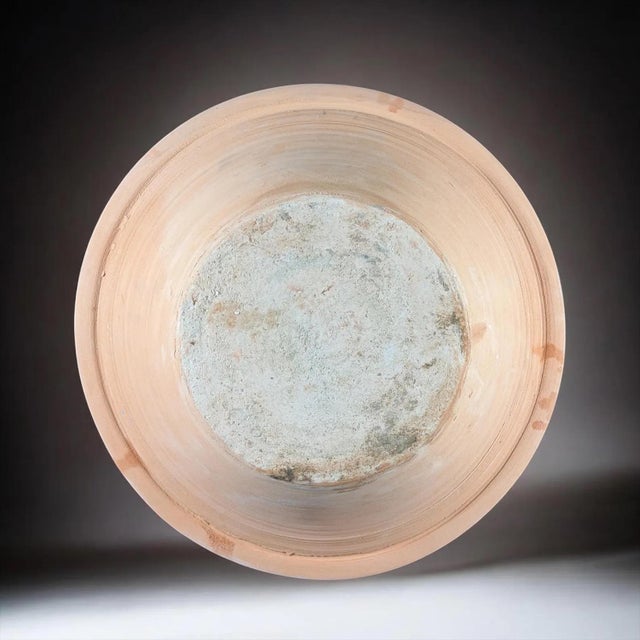 Ceramic Large Spanish Fajalauza Ceramic Bowl from Lebrillo For Sale - Image 7 of 9