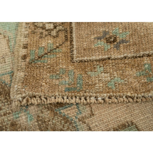 Turkish Mini Rug Oriental Hand Knotted Vintage Rug 1'8" x 3'5" #21078 For Sale In Houston - Image 6 of 8
